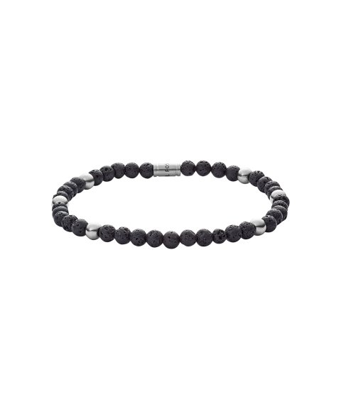 Fossil Lava Stone Creativity Joia Pulseira Homem JF02833040
