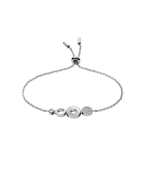 Fossil Open Disc Joia Pulseira Mulher JF03141040 Fossil Open Disc Joia Pulseira Mulher JF03141040