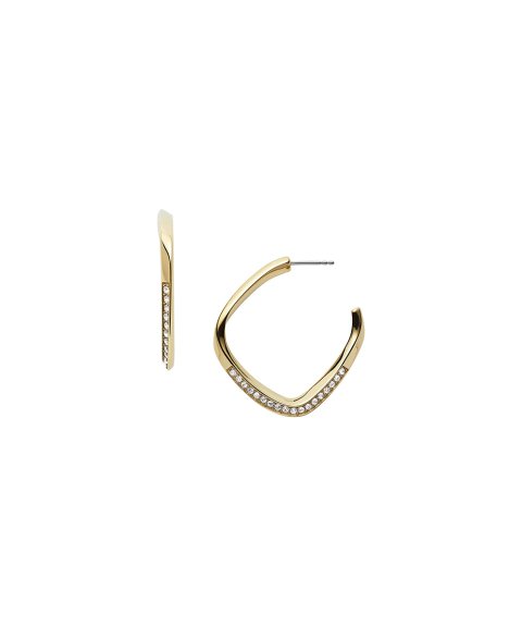 Fossil Twisted Joia Brincos Mulher JF03198710 Fossil Twisted Joia Brincos Mulher JF03198710