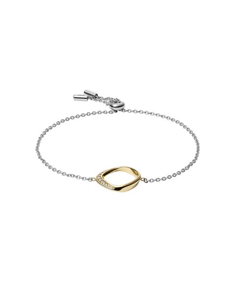 Fossil Twisted Joia Pulseira Mulher JF03200998 Fossil Twisted Joia Pulseira Mulher JF03200998