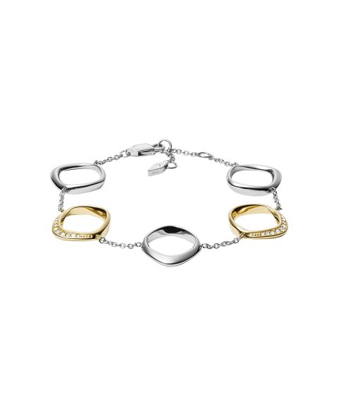 Fossil Twisted Joia Pulseira Mulher JF03201998 Fossil Twisted Joia Pulseira Mulher JF03201998