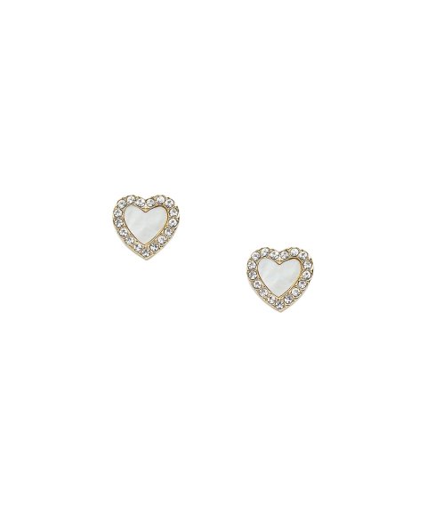 Fossil Heart Joia Brincos Mulher JF03215710