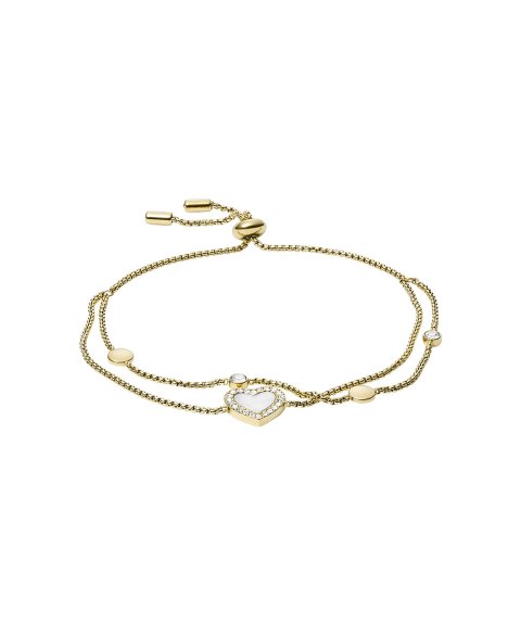 Fossil Heart Duo Joia Pulseira Mulher JF03216710 Fossil Heart Duo Joia Pulseira Mulher JF03216710