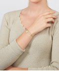 Fossil Heart Duo Joia Pulseira Mulher JF03216710 Fossil Heart Duo Joia Pulseira Mulher JF03216710