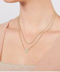 Fossil Mosaic Duo Joia Colar Mulher JF03253710 Fossil Mosaic Duo Joia Colar Mulher JF03253710