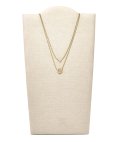 Fossil Mosaic Duo Joia Colar Mulher JF03253710 Fossil Mosaic Duo Joia Colar Mulher JF03253710