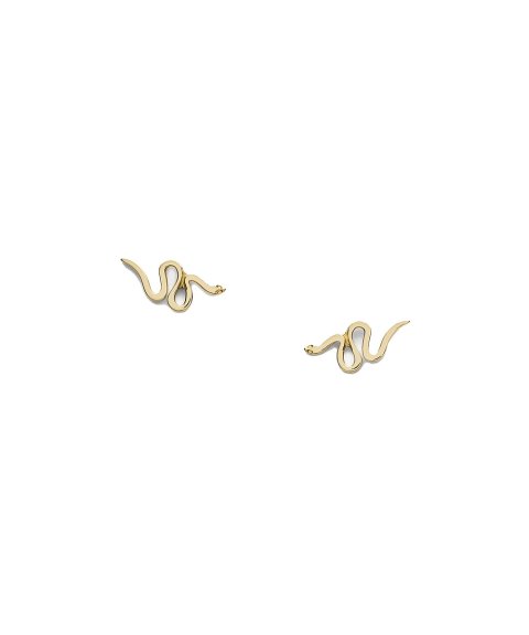 Fossil Serpent Joia Brincos Mulher JF03292710 Fossil Serpent Joia Brincos Mulher JF03292710