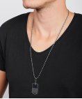 Fossil Dog Tag Joia Colar Homem JF03312040 Fossil Dog Tag Joia Colar Homem JF03312040