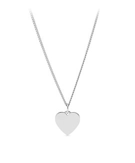 Fossil Lane Heart Joia Colar Mulher JF03330040