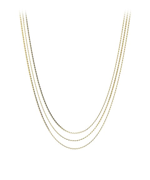 Fossil Multi-Strand Joia Colar Mulher JF03359710 Fossil Multi-Strand Joia Colar Mulher JF03359710