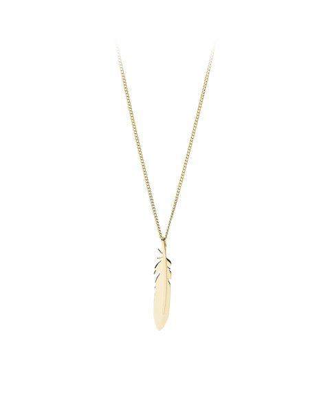 Fossil Feather Joia Colar Mulher JF03381710