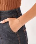 Fossil Trio Glitz Joia Pulseira Bangle Mulher JF04113710 Fossil Trio Glitz Joia Pulseira Bangle Mulher JF04113710