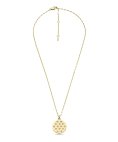Fossil Sadie Scalloped Edge Joia Colar Mulher JF04382710