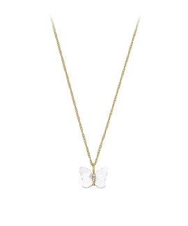 Fossil Radiant Wings Joia Colar Mulher JF04424710