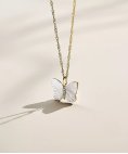 Fossil Radiant Wings Joia Colar Mulher JF04424710
