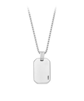 Fossil Drew Joia Colar Dog Tag Homem JF04466040