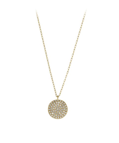 Fossil Glitz Disc Joia Colar Mulher JF04544710