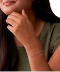 Fossil Glitz Sterling Joia Pulseira Mulher JFS00452040 Fossil Glitz Sterling Joia Pulseira Mulher JFS00452040