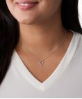 Fossil Vintage Key Joia Colar Mulher JFS00467998 Fossil Vintage Key Joia Colar Mulher JFS00467998