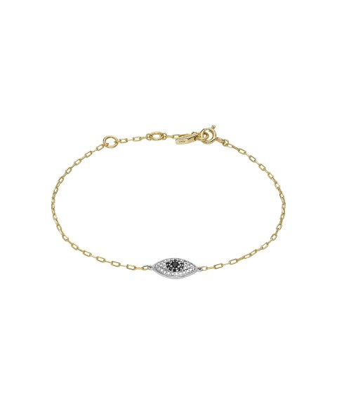 Fossil Evil Eye Joia Pulseira Mulher JFS00582998 Fossil Evil Eye Joia Pulseira Mulher JFS00582998