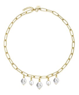 Rosefield Liquid Multi Pearl Joia Colar Mulher JLPCNG-J177