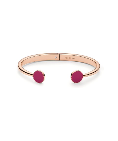 Fossil Pink Joia Pulseira Bangle Mulher JOF00682791 Fossil Pink Joia Pulseira Bangle Mulher JOF00682791