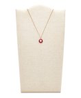 Fossil Pink Heart Joia Colar Mulher JOF00684791 Fossil Pink Heart Joia Colar Mulher JOF00684791