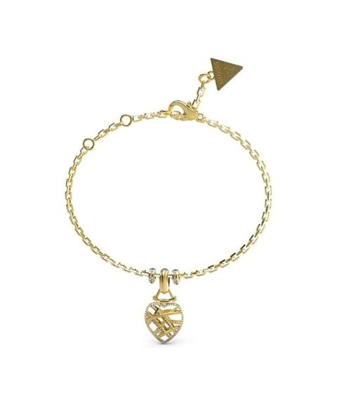 Guess Heart Cage Joia Pulseira Mulher JUBB03100JWYGS Guess Heart Cage Joia Pulseira Mulher JUBB03100JWYGS