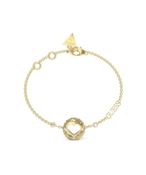 Guess Rolling Hearts Joia Pulseira Mulher JUBB03344JWYGS Guess Rolling Hearts Joia Pulseira Mulher JUBB03344JWYGS