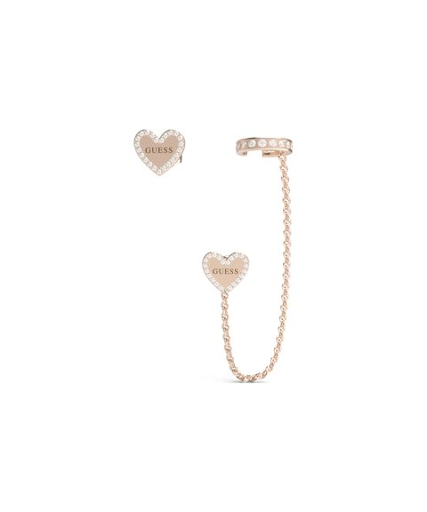 Guess Heart to Heart Joia Brincos Ear Cuff JUBE01080JWRGT-U Guess Heart to Heart Joia Brincos Ear Cuff JUBE01080JWRGT-U