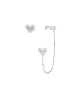 Guess Heart to Heart Joia Brincos Ear Cuff Mulher JUBE01080JWRHT-U