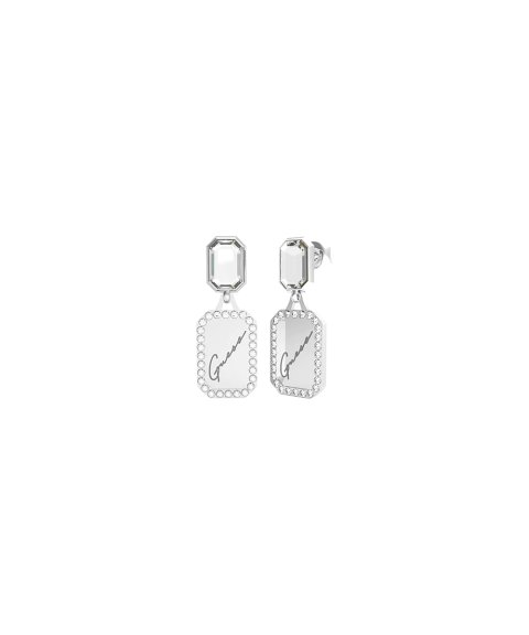 Guess Crystal Tag Joia Brincos Mulher JUBE01132JWRHT-U