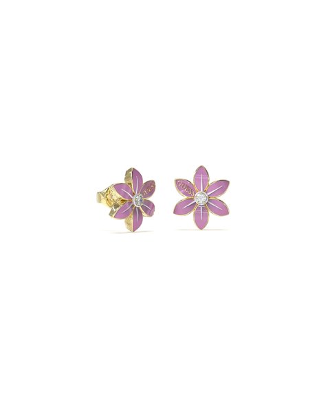 Guess White Lotus Joia Brincos Mulher JUBE04135JWYGPKT-U
