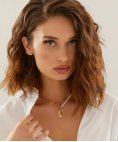 Guess Crystal Tag Joia Colar Mulher JUBN01128JWYGT-U