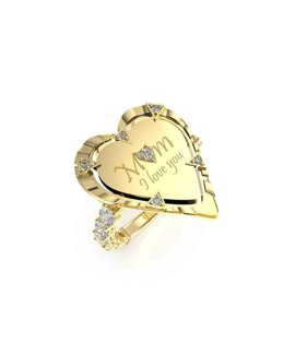 Guess All of Us - Mum I Love You Joia Anel Mulher JUBR04050JWYG