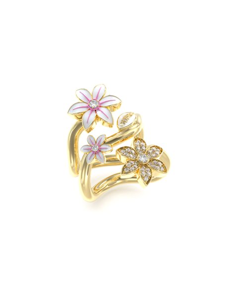 Guess White Lotus Joia Anel Mulher JUBR04142JWYGWH Guess White Lotus Joia Anel Mulher JUBR04142JWYGWH