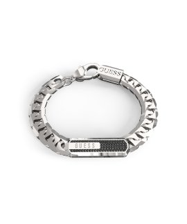 Guess Racer Tag Joia Pulseira Homem JUMB04044JWSTBKS