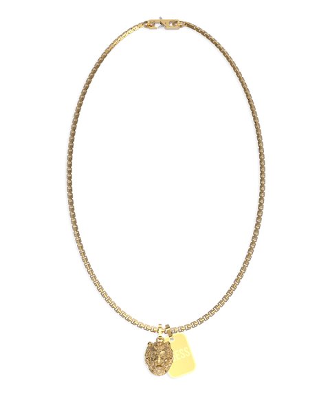 Guess Lion King Joia Colar Homem JUMN01300JWYGT-U Guess Lion King Joia Colar Homem JUMN01300JWYGT-U