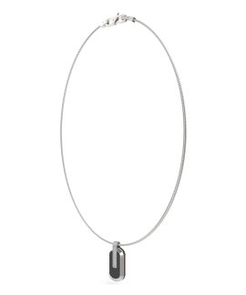 Guess Racer Tag Joia Colar Homem JUMN04038JWSTBKT-U