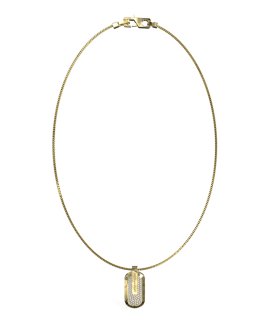 Guess Racer Tag Joia Colar Homem JUMN04043JWYGT-U