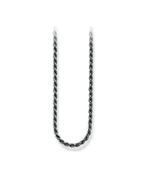 Thomas Sabo Cord Chain Blackened Joia Colar Mulher KE1348-637-12