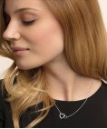Thomas Sabo Together Heart Medium Joia Colar Mulher KE1644-051-14-L50 Thomas Sabo Together Heart Medium Joia Colar Mulher KE1644-051-14-L50