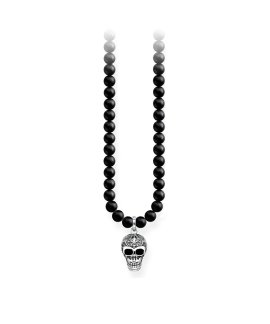 Thomas Sabo Power Skull With Lily Joia Colar Homem KE1706-704-11-L60