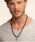 Thomas Sabo Power Skull With Lily Joia Colar Homem KE1706-704-11-L60 Thomas Sabo Power Skull With Lily Joia Colar Homem KE1706-704-11-L60