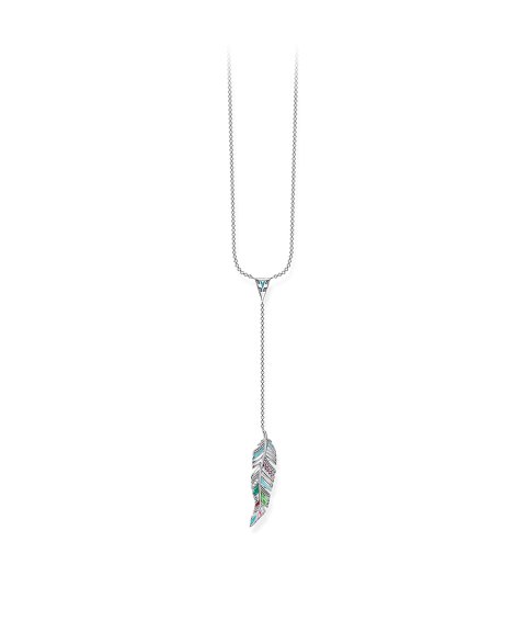 Thomas Sabo Feather Joia Colar Mulher KE1748-340-7-L45