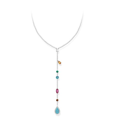 Thomas Sabo Riviera Colours Joia Colar Mulher KE1758-476-7-L50 Thomas Sabo Riviera Colours Joia Colar Mulher KE1758-476-7-L50