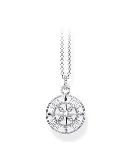 Thomas Sabo  Compass faith, love, hope Joia Colar Mulher KE1849-051-14-L45V