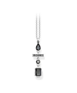 Thomas Sabo Black Mix of Shapes Joia Colar Mulher KE1892-643-11-L45V