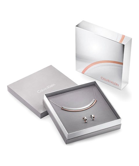 Calvin Klein Loud Gift Set Joia Colar Brincos Set Mulher KJ9999999984 Calvin Klein Loud Gift Set Joia Colar Brincos Set Mulher KJ9999999984