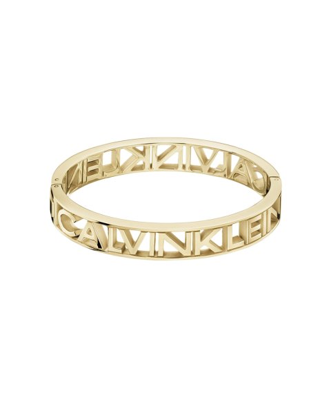 Calvin Klein Name Joia Pulseira Bangle Mulher KJCSJD1001